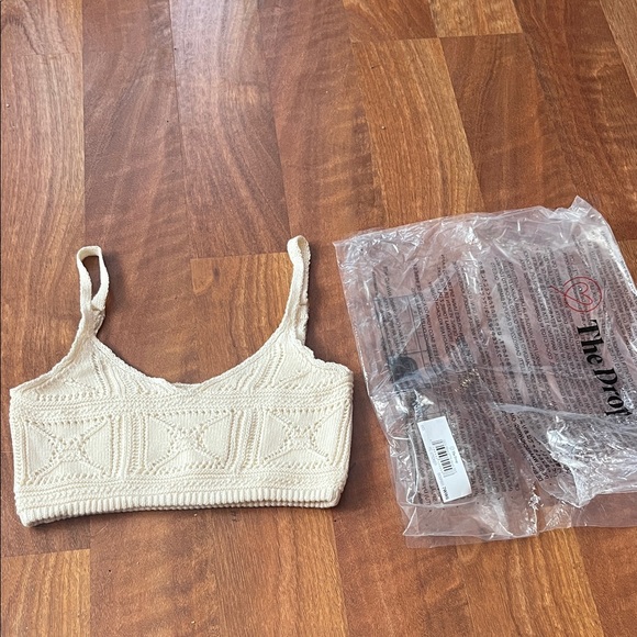The Drop Other - Elegant Cream Knit lined bra